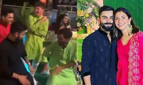 Virat Kohli: ఆర్‌సీబీ ప్లేయర్ పెళ్లి పార్టీ.. ఊ అంటావా పాటకు విరాట్‌ స్టెప్పులు..