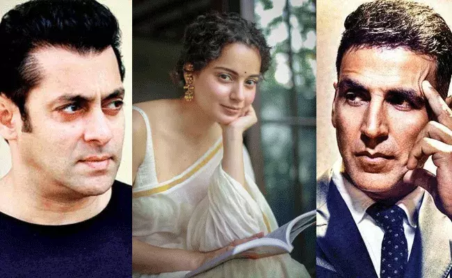 Kangana Ranaut: ఖాన్, కుమార్ ల చిత్రాలు తిరస్కరించినందుకు అందరూ నన్ను.. : కంగన Kangana Ranaut: ఖాన్, కుమార్ ల చిత్రాలు తిరస్కరించినందుకు అందరూ నన్ను.. : కంగన