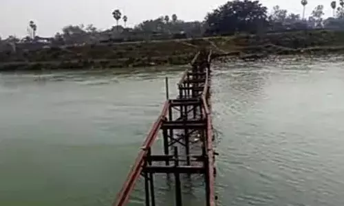 Bihar :  80 అడుగుల వంతెనను ఎత్తుకెళ్లిన దొంగలు..!