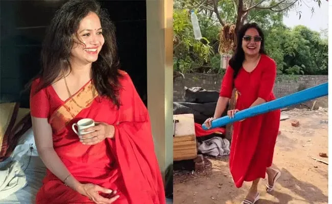 Singer Sunitha :  ఎర్రటి ఎండలో గానుగతో చెరుకు రసం తీసిన సునీత