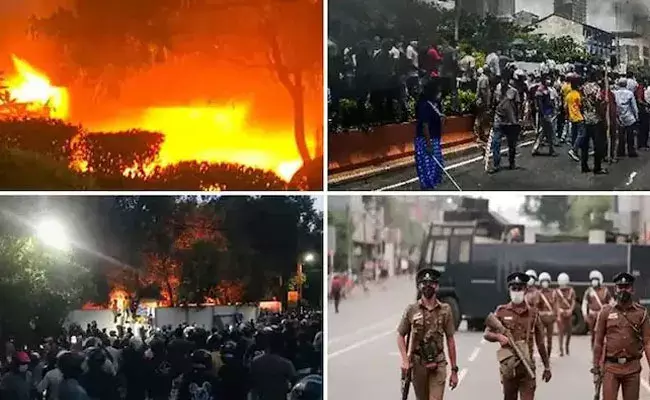 Sri Lanka: శ్రీలంకలో చేయిదాటిపోయిన పరిస్థితులు.. ప్రధాని ఇంటికే నిప్పుపెట్టిన ప్రజలు..
