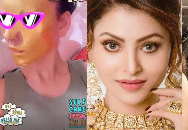 Urvashi Rautela: 24 క్యారెట్ గోల్డ్ ఫేస్ మాస్క్ వేసుకున్న బ్యూటీ.. ఖరీదెంతో తెలుసా!! Urvashi Rautela: 24 క్యారెట్ గోల్డ్ ఫేస్ మాస్క్ వేసుకున్న బ్యూటీ.. ఖరీదెంతో తెలుసా!!