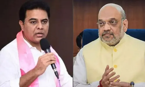 KTR: అమిత్ షాకు కేటీఆర్ బహిరంగ లేఖ.. 27 ప్రశ్నలతో.. KTR: అమిత్ షాకు కేటీఆర్ బహిరంగ లేఖ.. 27 ప్రశ్నలతో..
