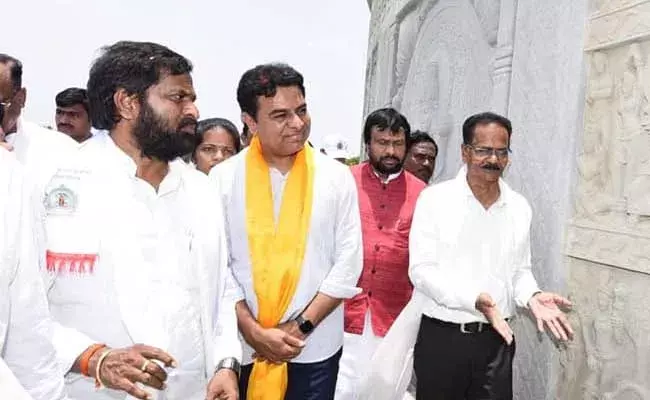 Minister KTR :  గత పాలకులు పదవులు అనుభవించారు తప్ప అభివృద్ధి చేయలేదు : మంత్రి కేటీఆర్‌