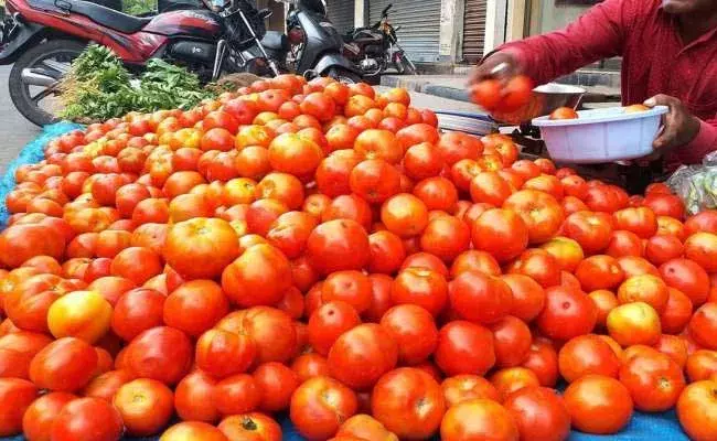 Tomato Price : మార్కెట్లో చుక్కలు చూపిస్తోన్న టమాటా ధరలు .. కిలో ఎంతంటే?