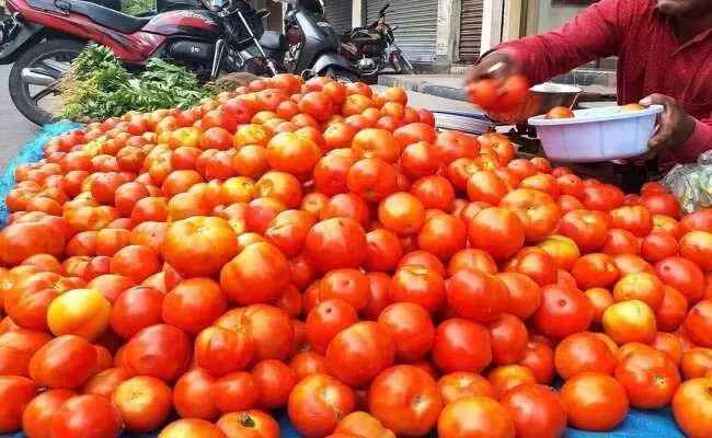 Tomato Price : మార్కెట్లో చుక్కలు చూపిస్తోన్న టమాటా ధరలు .. కిలో ఎంతంటే? Tomato Price : మార్కెట్లో చుక్కలు చూపిస్తోన్న టమాటా ధరలు .. కిలో ఎంతంటే?