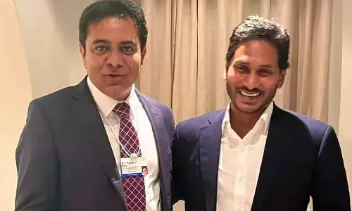 KTR: సోదరుడు జగన్ను కలుసుకోవడం సంతోషంగా ఉంది: కేటీఆర్ KTR: సోదరుడు జగన్ను కలుసుకోవడం సంతోషంగా ఉంది: కేటీఆర్