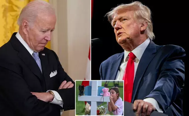 Donald Trump: టెక్సాస్ కాల్పుల ఘటనపై ట్రంప్ స్పందన.. బైడెన్పై విమర్శలు Donald Trump: టెక్సాస్ కాల్పుల ఘటనపై ట్రంప్ స్పందన.. బైడెన్పై విమర్శలు