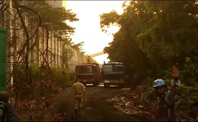 Visakhapatnam: విశాఖ పోర్టులో భారీ అగ్ని ప్రమాదం.. కన్వేయర్‌ బెల్ట్‌ అంటుకుని..