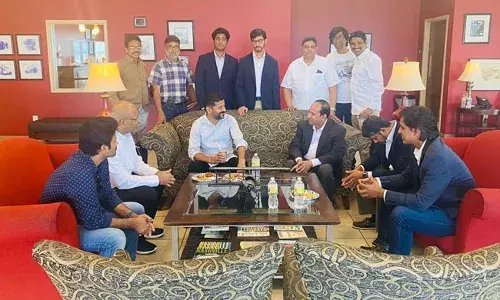 Revanth Reddy: రేవంత్ రెడ్డి అమెరికా పర్యటన.. ప్రవాసీయులతో రాజకీయ పరిణామాలపై చర్చ..