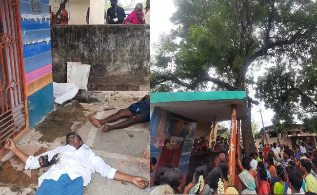 Mahabubabad: ఆలయం వద్ద మైక్ ఏర్పాటు చేస్తుండగా విద్యుత్ షాక్.. ముగ్గురు మృతి.. Mahabubabad: ఆలయం వద్ద మైక్ ఏర్పాటు చేస్తుండగా విద్యుత్ షాక్.. ముగ్గురు మృతి..