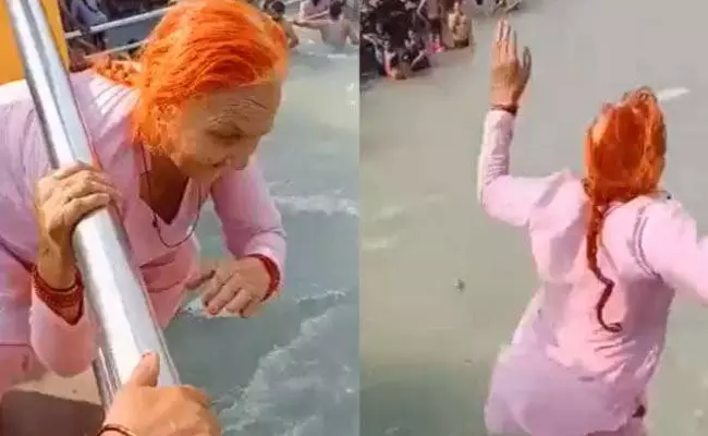 video viral: బామ్మకు హ్యాట్సాఫ్.. 70 ఏళ్ల వయసులో ఈత.. video viral: బామ్మకు హ్యాట్సాఫ్.. 70 ఏళ్ల వయసులో ఈత..