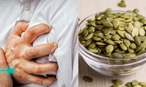 PUMPKIN SEEDS: గుమ్మడి గింజలతో గుండెపోటుకు చెక్..! PUMPKIN SEEDS: గుమ్మడి గింజలతో గుండెపోటుకు చెక్..!
