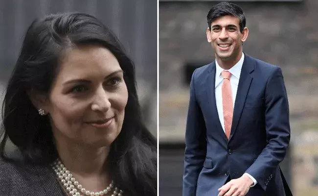 Rishi Sunak : ప్రీతి పటేల్ తప్పుకోవడంతో.. రిషి సునక్‌కు లైన్ క్లీయర్..
