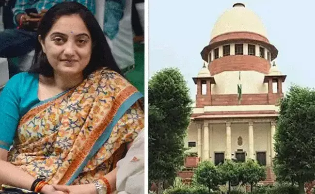 Nupur Sharma: నుపుర్ శర్మకు సుప్రీంకోర్టులో ఊరట.. Nupur Sharma: నుపుర్ శర్మకు సుప్రీంకోర్టులో ఊరట..