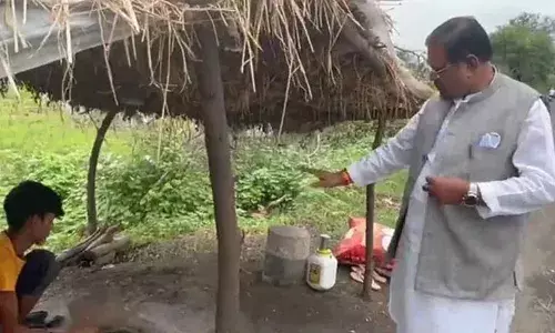 Viral Video: కారు దిగి కాల్చిన కంకులు కొన్న కేంద్ర మంత్రి.. రేటెంత అన్నందుకు..