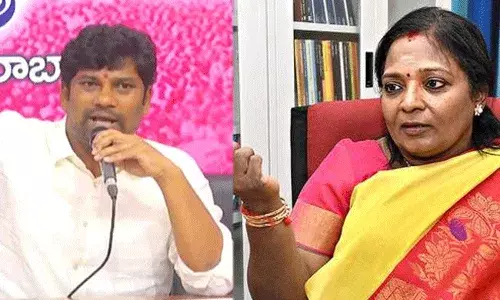 Balka Suman : తమిళిసై గవర్నరా లేక బీజేపీ నాయకురాలా : బాల్క సుమన్ Balka Suman : తమిళిసై గవర్నరా లేక బీజేపీ నాయకురాలా : బాల్క సుమన్