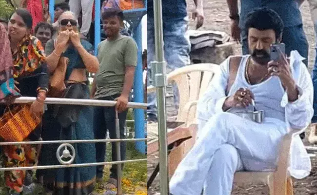 NBK 107 : అభిమానానికి వయసు లేదు.. జై బాలయ్య అని ఈలలు వేసిన బామ్మ.. NBK 107 : అభిమానానికి వయసు లేదు.. జై బాలయ్య అని ఈలలు వేసిన బామ్మ..