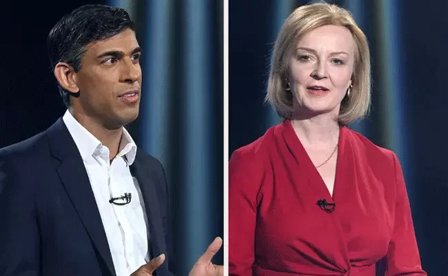 Britain Elections : రిషి కన్నా ఓ అడుగుముందున్న లిజి.. Britain Elections : రిషి కన్నా ఓ అడుగుముందున్న లిజి..