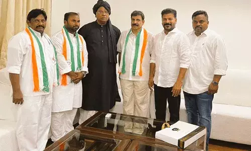 Cheruku Sudhakar : తెలంగాణ ఇంటి పార్టీని కాంగ్రెస్‌లో విలీనం చేసిన చెరుకు సుధాకర్..