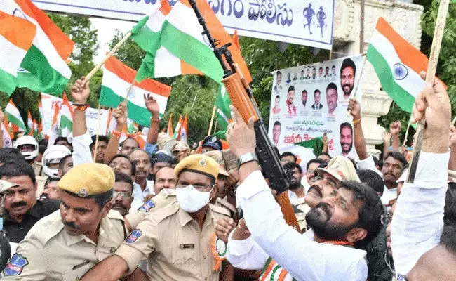 V Srinivas Goud: ఫైరింగ్ వీడియోపై మంత్రి శ్రీనివాస్ గౌడ్ వివరణ.. V Srinivas Goud: ఫైరింగ్ వీడియోపై మంత్రి శ్రీనివాస్ గౌడ్ వివరణ..