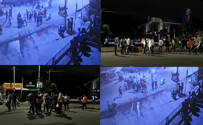 Hyderabad Gang War : హైదరాబాద్లో అర్ధరాత్రి గ్యాంగ్ వార్.. Hyderabad Gang War : హైదరాబాద్లో అర్ధరాత్రి గ్యాంగ్ వార్..