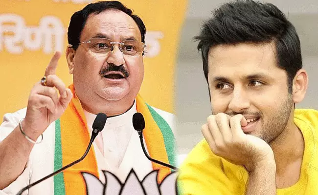 BJP Nadda : నితిన్తో భేటి కానున్న బీజేపీ జాతీయ అధ్యక్షుడు జేపీ నడ్డా.. BJP Nadda : నితిన్తో భేటి కానున్న బీజేపీ జాతీయ అధ్యక్షుడు జేపీ నడ్డా..