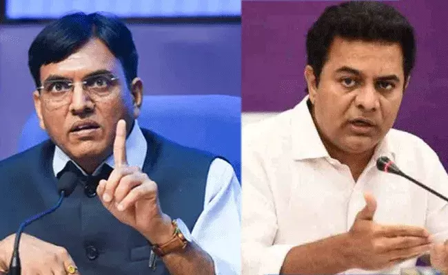 KTR: ట్విట్టర్ వేదికగా కేంద్రమంత్రి మాండవియ, కేటీఆర్‌ మధ్య డైలాగ్ వార్..