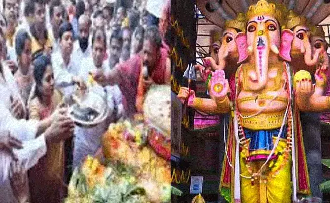 Khairatabad Ganesh 2022: ఖైరతాబాద్ మహాగణపతికి తొలిపూజ చేసిన గవర్నర్ తమిళిసై.. Khairatabad Ganesh 2022: ఖైరతాబాద్ మహాగణపతికి తొలిపూజ చేసిన గవర్నర్ తమిళిసై..
