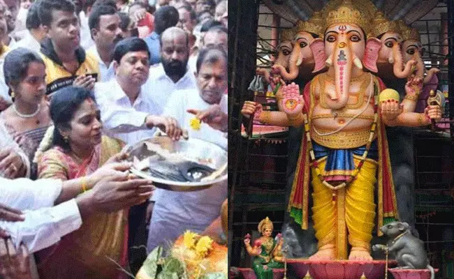 Khairatabad Ganesh : ఖైరతాబాద్ వినాయకుడి లడ్డూ బరువు తెలిస్తే షాక్ అవ్వాల్సిందే.. Khairatabad Ganesh : ఖైరతాబాద్ వినాయకుడి లడ్డూ బరువు తెలిస్తే షాక్ అవ్వాల్సిందే..