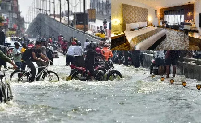 Karnataka : వరదలతో హోటల్ రూంలకు పెరిగిన డిమాండ్.. రెండింతలు పెరిగిన చార్జీలు..