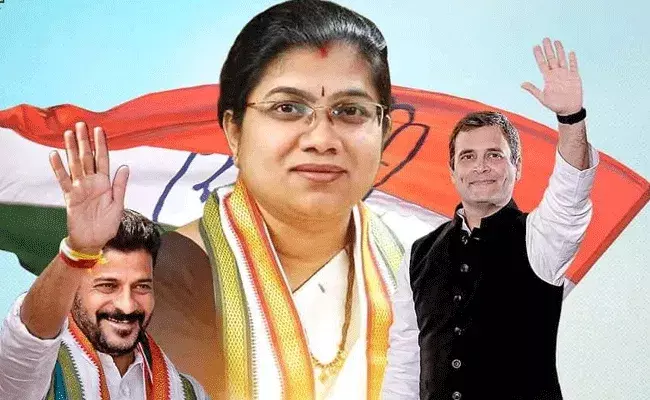 Palvai Sravanthi Reddy : మునుగోడు కాంగ్రెస్ అభ్యర్థిగా పాల్వాయి స్రవంతి రెడ్డి ఖరారు.. Palvai Sravanthi Reddy : మునుగోడు కాంగ్రెస్ అభ్యర్థిగా పాల్వాయి స్రవంతి రెడ్డి ఖరారు..