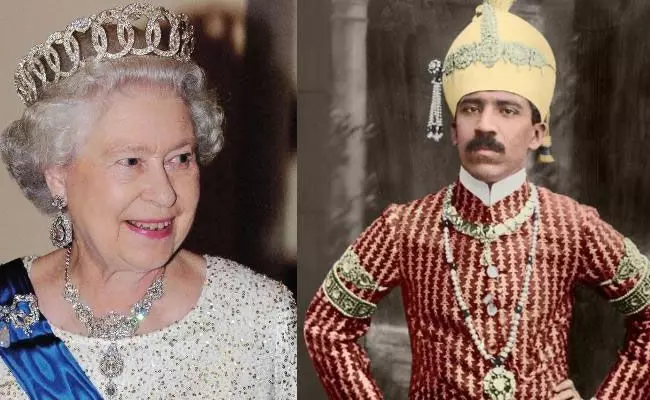 Queen Elizabeth II: మహరాణికి పెళ్లి కానుక.. నిజాం నవాబు ఇచ్చిన వజ్రాల నెక్లెస్ Queen Elizabeth II: మహరాణికి పెళ్లి కానుక.. నిజాం నవాబు ఇచ్చిన వజ్రాల నెక్లెస్