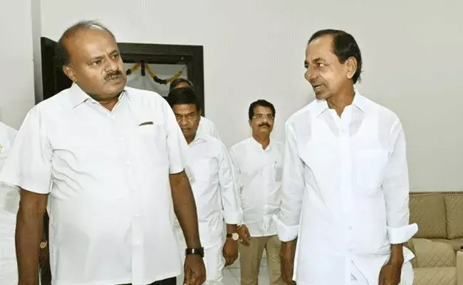 Kumaraswamy : కేసీఆర్ అపార అనుభవం.. దేశానికి ఎంతో అవసరం : కుమారస్వామి Kumaraswamy : కేసీఆర్ అపార అనుభవం.. దేశానికి ఎంతో అవసరం : కుమారస్వామి
