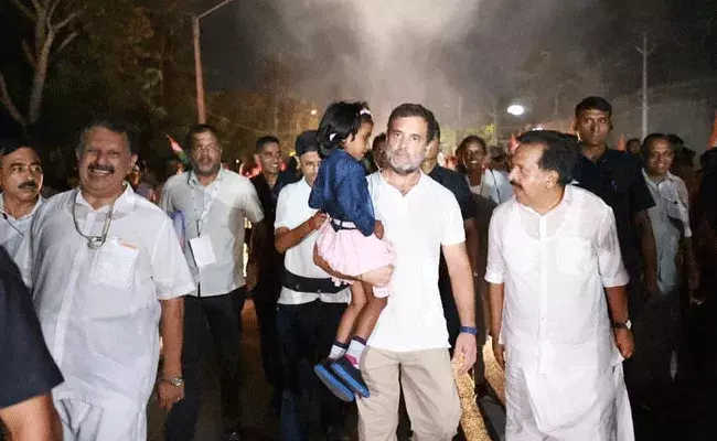 Bharat Jodo Yatra : ఫుల్ జోష్‌గా సాగిన రాహుల్ భారత్ జోడో యాత్ర 12వ రోజు..