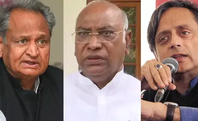 Congress President Elections : అధ్యక్ష ఎన్నికల్లో ఖర్గేనే విజయం సాధిస్తారు : అశోక్ గెహ్లాట్ Congress President Elections : అధ్యక్ష ఎన్నికల్లో ఖర్గేనే విజయం సాధిస్తారు : అశోక్ గెహ్లాట్