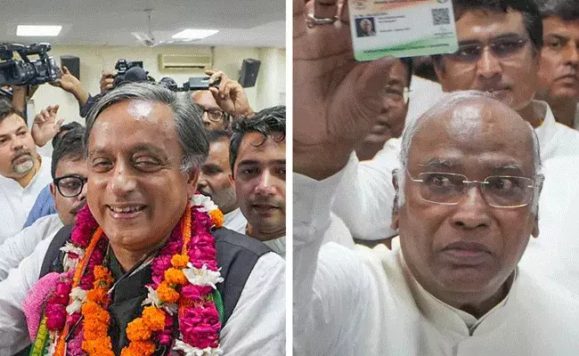 Congress President Elections : కాంగ్రెస్‌లో కింగ్ అయ్యేదెవరంటే..?