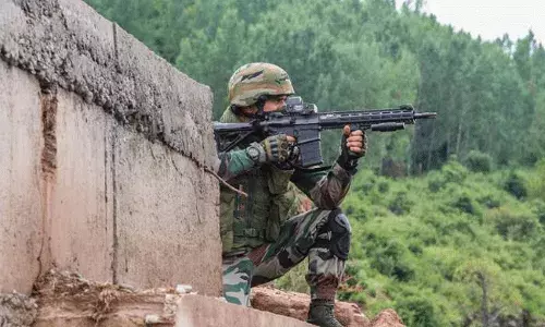 Jammu Encounter : జమ్ములో ఎన్కౌంటర్.. ముగ్గురు ఉగ్రవాదులు హతం.. Jammu Encounter : జమ్ములో ఎన్కౌంటర్.. ముగ్గురు ఉగ్రవాదులు హతం..