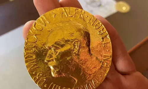 Nobel Peace Prize : ఈ ఏడాది నోబెల్ శాంతి పురస్కారం ఎవరికంటే..? Nobel Peace Prize : ఈ ఏడాది నోబెల్ శాంతి పురస్కారం ఎవరికంటే..?