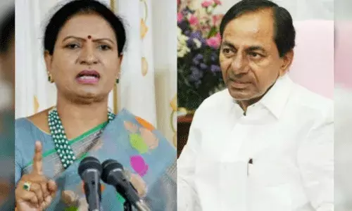 DK Aruna : కేసీఆర్ సొంత రాజకీయాల కోసం పనిచేస్తారు : డీకే అరుణ