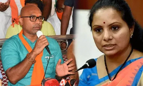 Nizamabad : ఎమ్మెల్సీ కవితపై ఎంపీ ధర్మపురి అరవింద్ ఘాటు వ్యాఖ్యలు.. Nizamabad : ఎమ్మెల్సీ కవితపై ఎంపీ ధర్మపురి అరవింద్ ఘాటు వ్యాఖ్యలు..