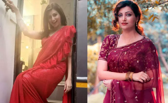 Hamsa Nandini: క్యాన్సర్ను జయించి సినిమా షూటింగ్లో పాల్గొన్న నటి.. Hamsa Nandini: క్యాన్సర్ను జయించి సినిమా షూటింగ్లో పాల్గొన్న నటి..