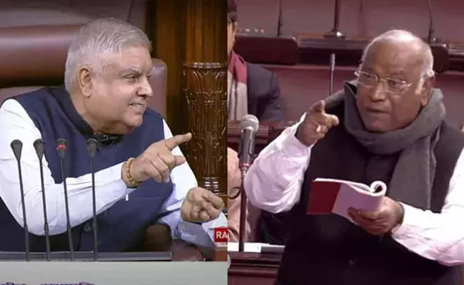 Rajya Sabha Ruckus: రాజ్యసభలో దుమారం రేపిన ఖర్గే వ్యాఖ్యలు..