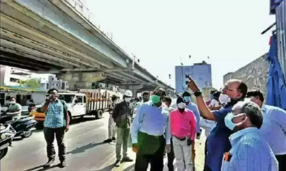 Hyderabad: డెడ్ లైన్... జూపార్క్ ఫ్లై ఓవర్ పనుల్లో జోరు.. మార్చికే ముహూర్తం.. Hyderabad: డెడ్ లైన్... జూపార్క్ ఫ్లై ఓవర్ పనుల్లో జోరు.. మార్చికే ముహూర్తం..