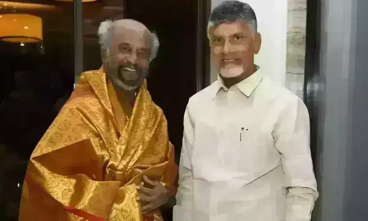 Rajinikanth-Chandrababu : అపూర్వ కలయిక... రజినీ ట్వీట్ వైరల్ Rajinikanth-Chandrababu : అపూర్వ కలయిక... రజినీ ట్వీట్ వైరల్