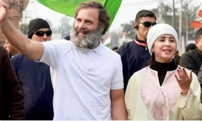 Jodo Yatra : రాహుల్ యాత్రలో రంగీలా చిన్నది Jodo Yatra : రాహుల్ యాత్రలో రంగీలా చిన్నది