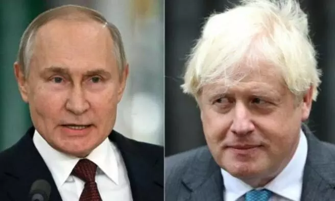 Boris vs Putin : బ్రిటన్ మాజీ ప్రధాని బోరిస్ కు పుతిన్ వార్నింగ్ Boris vs Putin : బ్రిటన్ మాజీ ప్రధాని బోరిస్ కు పుతిన్ వార్నింగ్