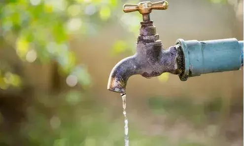 Hyderabad : తాగునీటి సరఫరాకు అంతరాయం Hyderabad : తాగునీటి సరఫరాకు అంతరాయం