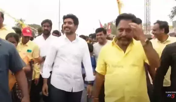 Yuva Galam : పలమనేరు పర్యటిస్తున్న లోకేష్ Yuva Galam : పలమనేరు పర్యటిస్తున్న లోకేష్