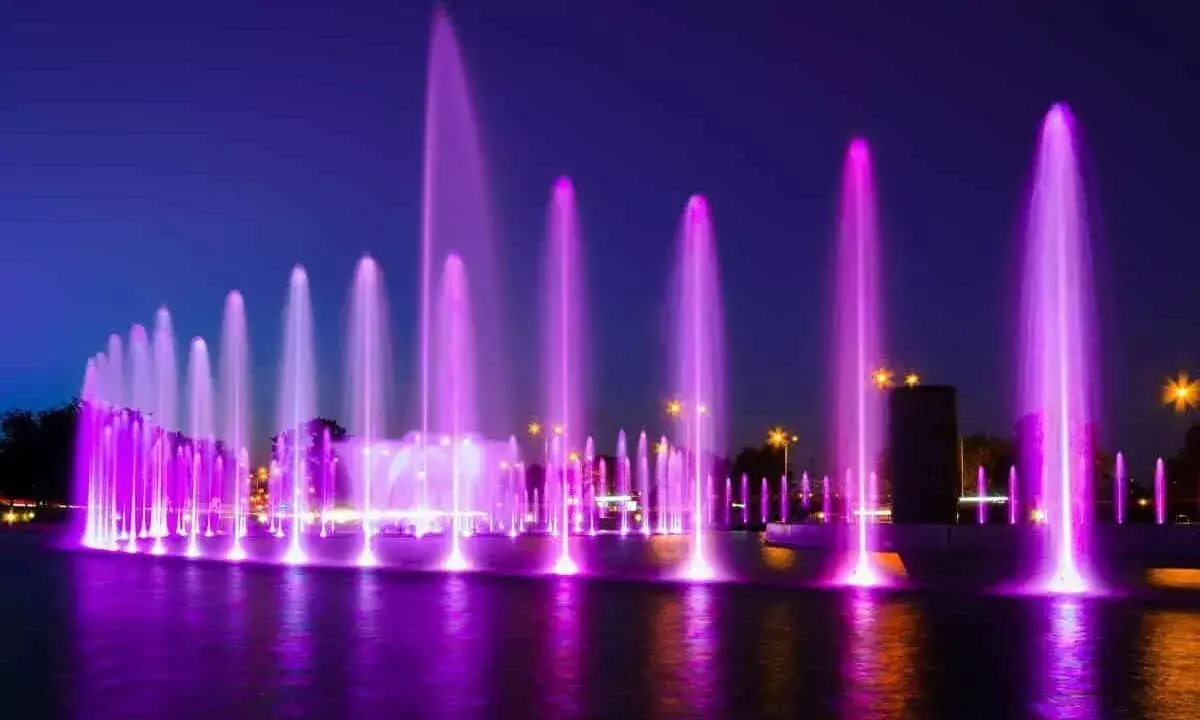 Hyderabad: లుంబినీ పార్క్‌లో ఫ్లోటింగ్‌ మ్యూజికల్‌ ఫౌంటెన్‌